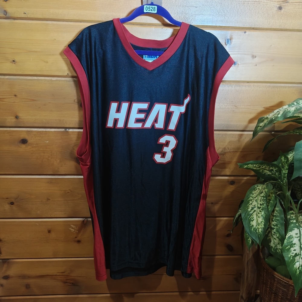 Miami Heat Dwayne Wade #3 NBA Jersey‎ Size XL Basketball Black Sports Lebron